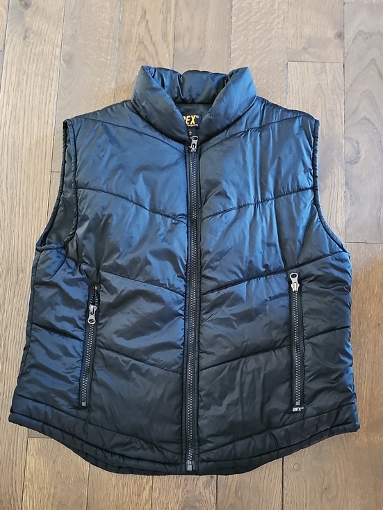 Dex Jackets & Blazers - Dex Black Quilted Puffer Vest with Zip Pockets